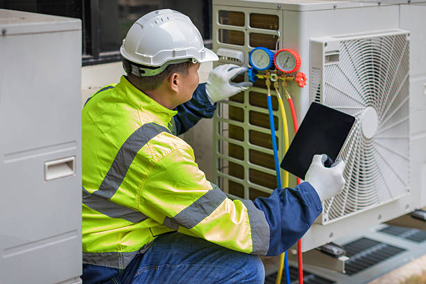 Professional Hvac technician working in Trafford, PA